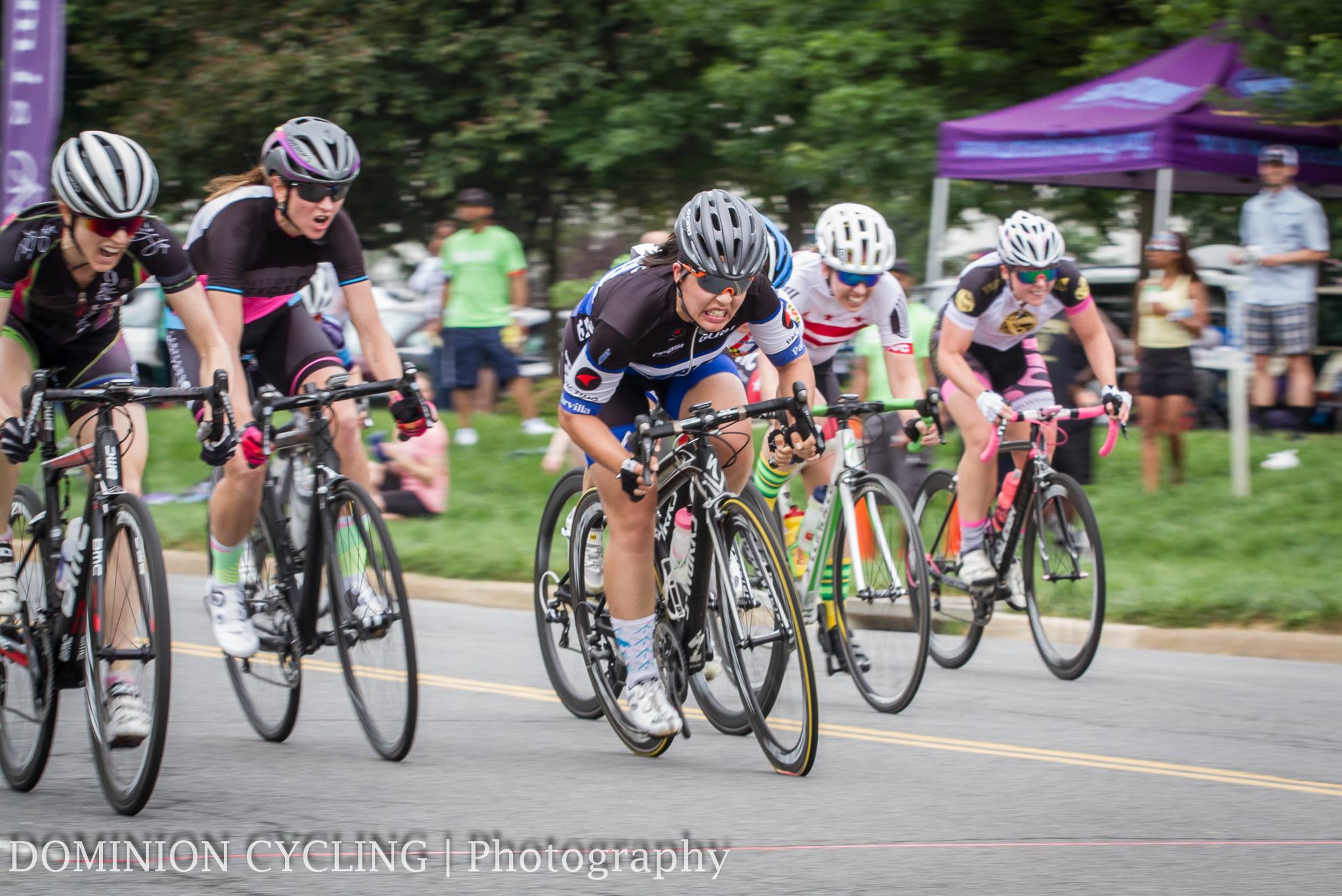 Becky Chan in the final sprint!